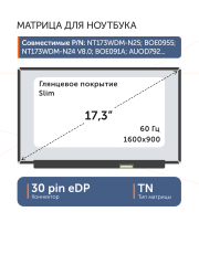 Матрица B173RTN03.0