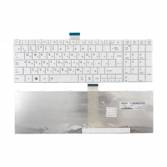 Клавиатура для ноутбука Toshiba C850, L850, P850 белая