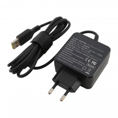 Зарядка для ноутбука Lenovo 20V 2.25A (45W) USB Type скошенный разъем (квадратная)