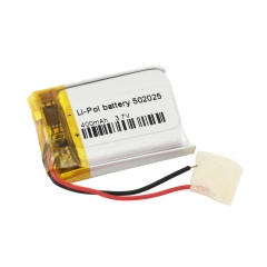 Аккумулятор 3.7v 400mAh 27x20x5 мм (2 pin)