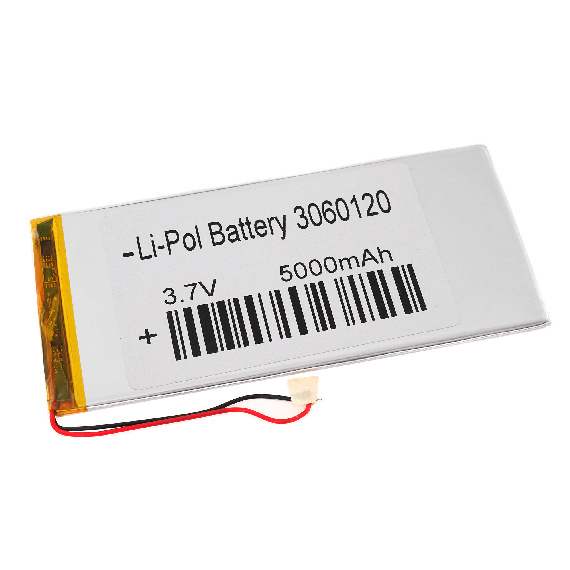 Аккумулятор 3.7v 5000mAh 120x55x3мм (2 pin)