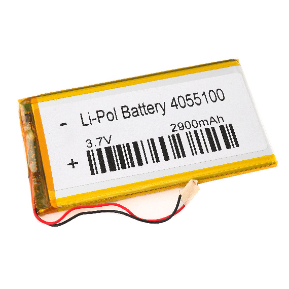 Аккумулятор 3.7v 2900mAh 95x55x4мм (2 pin)