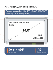 Матрица B140HAN01.3